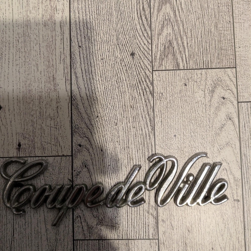 cadillac Coupe de Ville Silver Emblem